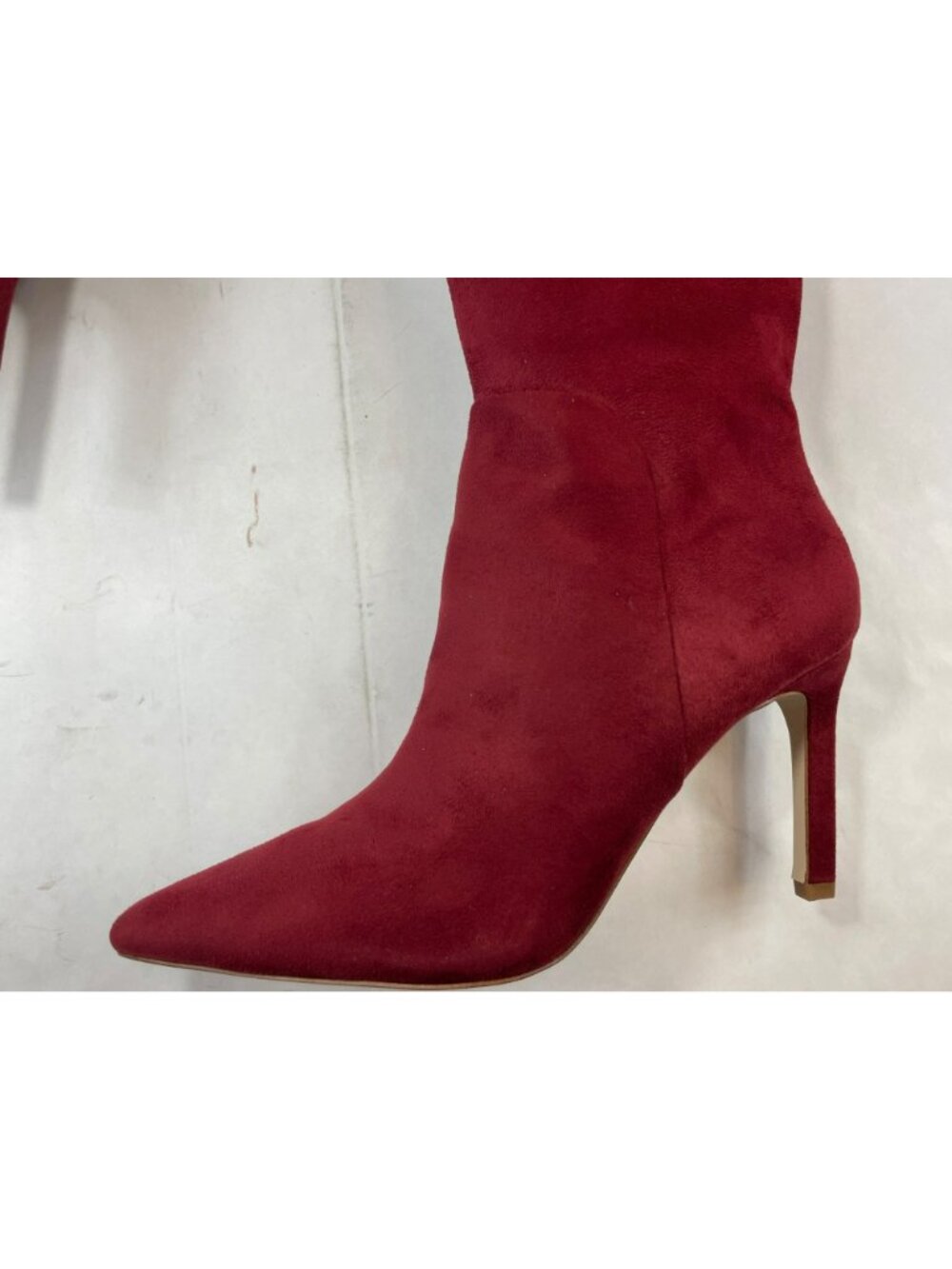 Jessica Simpson Earon Knee-High Burgundy Pointed Stiletto Heel Boots Wmn's Sz 9M - Picture 3 of 13